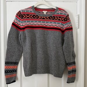 J. Crew Multicolor Knit Sweater